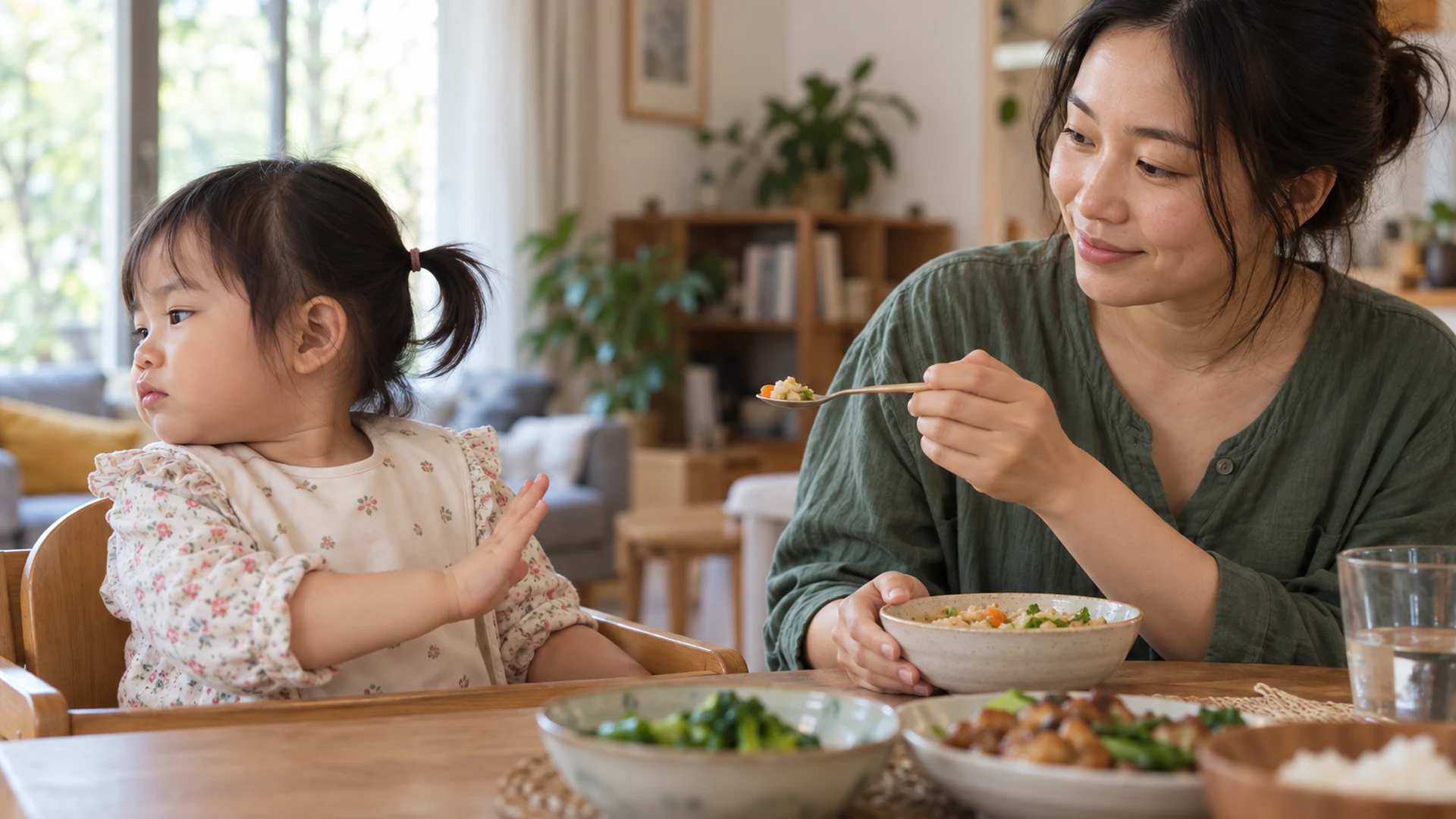 Cha mẹ tôn trọng dấu hiệu no của trẻ